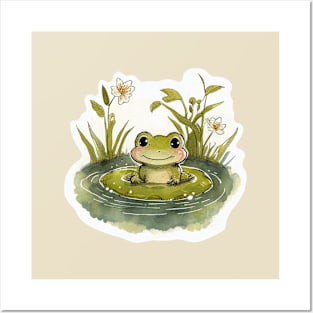 little frog Posters and Art